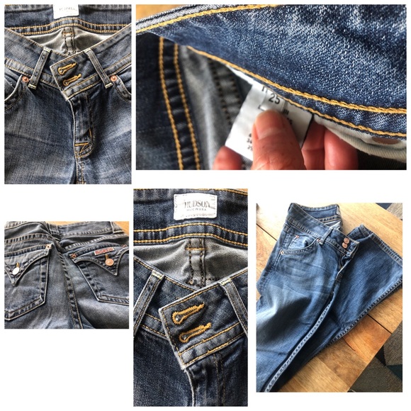 Distressed Hudson Jeans - Picture 1 of 5